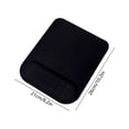 thumbnail image 3 of Ouuluon Mouse Pad with Wrist Rest, Ergonomic Comfortable Mouse Pads, 10x8in Black Non-Slip Bottom Mousepad for Office Gaming Laptop Home, 3 of 7