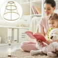 thumbnail image 6 of HOMOBABE Metal Lampshade Holder Conical Shape 1Set 7.1x6.3in For Desk Lamp Adults, 6 of 8