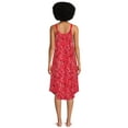 thumbnail image 5 of The Pioneer Woman Gathered Neck Knit Sleep Gown with Pockets, Women’s, Sizes S-3X, 5 of 7