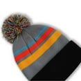 thumbnail image 7 of PureCasa Women's Winter Knit Beanie Hat with Pom Pom – Color Blocked Skiing Outdoor Warm Cuffed Slouch Ski Cap for Men & Women, 7 of 7