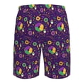 thumbnail image 6 of Naloa Mardi Gras and Donuts Men's Beach Shorts, Surfing shorts, Swim trunks, Quick Dry Swim Trunks for Surfing Beach Fun - Medium, 6 of 9