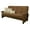Mocha Brown, variant on Bowery Hill Queen-size Wood Futon-Marmont Mocha Brown Mattress