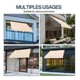 thumbnail image 5 of 78.7"D x 47.2"W x(78.7 -118.1)"H Retractable Awning, 5 of 9