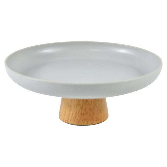 Plateau de Fruits Plateau de Collation Plateau de Rangement Conteneur Polyvalent Accessoire de Mariage Universel Bonbons Taille Compacte Assiettes de Table Gris
