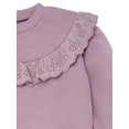 thumbnail image 5 of Modern Moments by Gerber Toddler Girl Eyelet Ruffle Sweatshirt Tunic and Legging Set, Sizes 12M-5T, 5 of 13