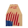 thumbnail image 2 of Cqxid Table Cloth Under $10 Innovation Independence Day Decorative Table Runner Linen Durable Table Mat Border Exclusively For Strong Table Cloth, 2 of 3