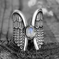 thumbnail image 3 of Anillos para mujer, regalos para mujer, joyería de aleación con alas de ángel, anillo de aleación para mujer., 3 of 5