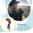 thumbnail image 1 of Women Head Scarf Fashionable Pre-Tied Practical Versatile Headwear Breathable Comfortable Wearing Headwrap Hair Accessory Coffee leopard grain, 1 of 7