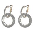 thumbnail image 3 of Pendientes de diamantes redondos de lujo shaofei para mujer Oro Plata Oro rosa, 3 of 3