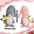 thumbnail image 2 of 7.5x10.6 Inch Tulip Flower Holding Faceless Gnome Doll,Tulip Gnome Plush Decorations,Valentine's Day Mother's Day Gifts, Window Decoration Props, Home Living Room Office Decorations, 2 of 8