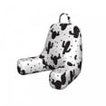 thumbnail image 1 of Cactus Reading Pillow, Monochrome Saguaro Succulent Botanical Continuous Pattern Plain Background, Bedrest Cushion with Back Pocket and Washable Cover, 2 Sizes, by Ambesonne, 1 of 3