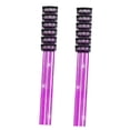 thumbnail image 4 of 12 piezas de pinzas de oropel para el cabello para niñas, extensiones de cabello brillantes con reflejos y purpurina Violeta oscuro, 4 of 8