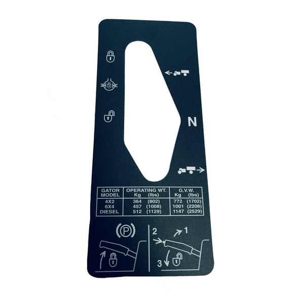 John Deere Original Equipment Label - M127539,1