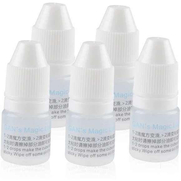 IGUOHAO Lubrifiant Gan, Lubrifiant Cube Professionnel Huile Lubrifiante Cube 2ML (Lot de 5)