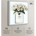 thumbnail image 2 of Doll Memories - Floral Happiness Canvas Modern Fashion Art by Art Remedy, White Frame, 24 x 30, 2 of 7