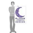 thumbnail image 3 of Moon and Stars Night Sky Vinyl Wall Art Decal Sticker Design for Nursery Room DIY Mural Decoration, 3 of 4