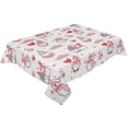thumbnail image 2 of Valentine'S Day Gnome Love Texture Table Cloth Waterproof Dining Tablecloth Kitchen Decorative Party Table Cover, 2 of 6