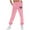 Pink, variant on Makaor Sweatpants for Women Tall with Pockets Solid Baggy Fleece Loose Joggers with Elastic Waist Black 2XL