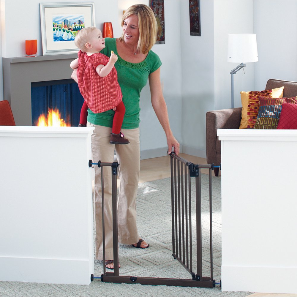 Toddleroo by North States 38.5" Deluxe Wide EasyClose Baby Gate