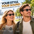thumbnail image 2 of GenXenon&nbsp;Bluetooth Glasses with Photochromic Lenses for Men and Women,Open Ear Audio,Smart Glasses with Speakers,Modern Square Photochromic Sunglasses,Suitable Fand Meetings and Offices, 2 of 11