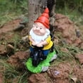 thumbnail image 2 of Triciclo de resina para montar gnomos con forma de estatua de jardín, 11,6 x 14,4 cm, 2 of 2