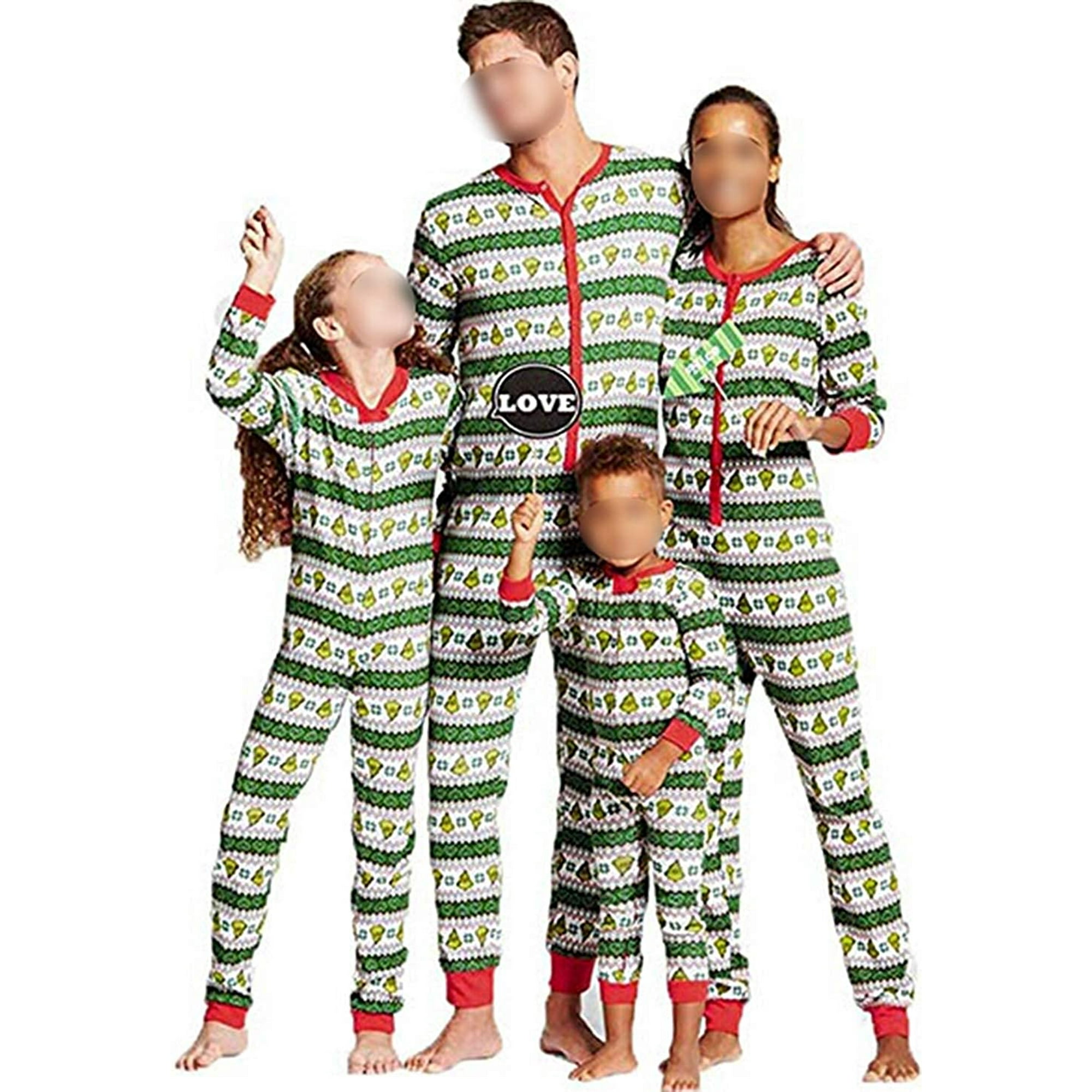 Christmas Onesies Family Christmas Pajamas Onesies Matching Family Christmas Jumpsuit Pajamas Stripe Xmas Sleepwear Walmart