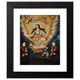thumbnail image 2 of Marcos Zapata y taller 20x24 Black Modern Framed Museum Art Print Titled - Seated Madonna with Graduation of the Garcia Brothers (ca. 1750 - Ca. 1760), 2 of 5