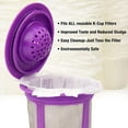 thumbnail image 6 of Paper Filters for Reusable Coffee Pods Fits All Brands Compatible With All - Disposable Paper Filter (100/Box) by Delibru, 6 of 6