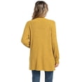 thumbnail image 5 of WUJINXIA Womens Lightweight Loose Fit Cardigan Coat Open Front Long Sleeve Sweater Jacket with Side Pockets, 5 of 6