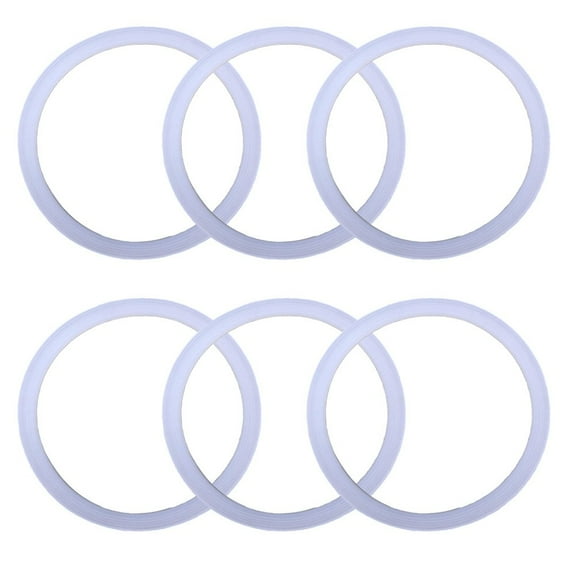 Replacement Gasket Set Of 6 For Water Bottles Silicone Lid Seals O For Ring Compatible With 19Oz 24Oz 25Oz 32Oz 40Oz Cups