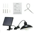 thumbnail image 2 of Lámpara de exterior Irfora Energía solar Colgante de luz E27 Lámpara al aire libre Sensible Luz IP65 Resistencia al agua para jardín Patio Patio Balcón Paisaje Irfora Lámpara de exterior, 2 of 7