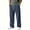 08#Navy, variant on Men's Corduroy Wide Leg Pants Waist Drawstring Baggy Loose Fit Casual Trousers Streetwear Fall Winter Pants Wine M
