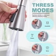 thumbnail image 3 of Wowow 3-Function Sprayer Pull Down Kitchen Faucet Spray Head Replacement with 9-Adapter Kit in Brushed Nickel, 3 of 5