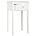 thumbnail image 2 of SAFAVIEH Abel Solid Rustic Nightstand with Storage Drawer, White, 2 of 4