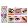 thumbnail image 1 of Fiudx Ofertas Flash Artículos En Oferta Luz Mate, Ojos Ahumados Brillantes, Sombra De Ojos, Delineador De Ojos Líquido Con Purpurina, 6 Piezas, 1 of 6