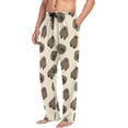thumbnail image 5 of GZHJMY Seamless Capybara Men's Pajama Pants, Loose Lightweight PJs Lounge Sleep Bottoms with Pockets Drawstring, Pajama Bottoms for Home and Rest, Large, 5 of 7