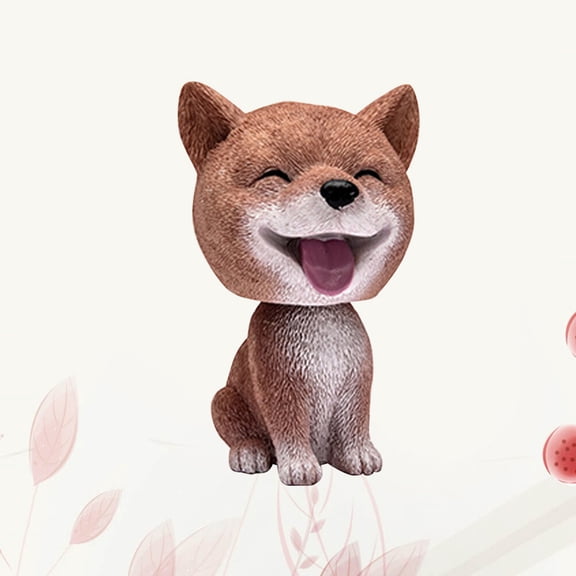 FOMIYES Multi Color Vehicle Mounted Ornament Charming Dog Figurine for Car and Cabinet Decoration