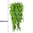 thumbnail image 3 of 2pcs Artificial Leaves Garland Simulation Plant Vine Home Office Wall Hanging Plastic Rattan, 3 of 8