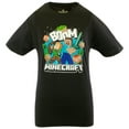 thumbnail image 2 of Minecraft Boys Creeper & Characters 3 Colors Short Sleeve T-Shirt Set, 3 Pack (Sizes 4-16), 2 of 4