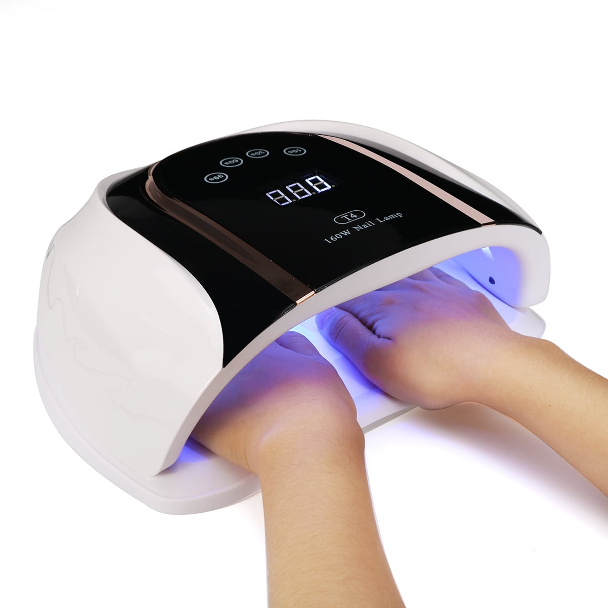 Nail Dryer,Dual Hands Sensor Professional 160W 54Pc LED UV Nail Lamp
