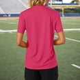 thumbnail image 4 of DHFJKG Womens Workout Tops Short Sleeve Athletic Running Shirts Breathable Solid Color Loose Fit Basic Tee For Yoga Gym Sports Trendy Top, 4 of 5