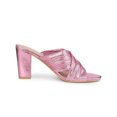 thumbnail image 3 of BLISSFUL STEP Women's Shoes Strap Slip on Block Heel Slide Sandals Hot Pink 5.5, 3 of 7
