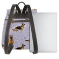 thumbnail image 3 of Yiaed German Shepherd Dog Print Laptop Backpack for Women Slim Computer Bag Work Travel College Backpack Purse Fits 14 Inch Notebook, 3 of 4