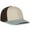 Heathered Stone/brown/ln Ocean Blue, variant on Outdoor Cap OC771 Premium Modern Trucker Cap-Heathered Stone/Grey/Maroon-Adult