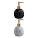 thumbnail image 1 of 2 dispensadores de jabón de cerámica para decoración de baño de hotel. Gris Azul Negro, 1 of 9