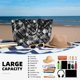 thumbnail image 5 of Fotbe Seamless Pattern With Skulls Bolsa de Viaje para Playa - Resistente al Agua, Bolsa Tote de Gran Capacidad y Ligera con 7 Bolsillos para Mujeres y Hombres, 5 of 7