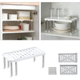 thumbnail image 4 of Organizador para Debajo del Fregadero, Estante Retráctil para Esquinas, Blanco, Ajustable, Ideal para Cocina, Baño y Alacena, 4 of 4