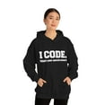 thumbnail image 3 of I CODE What’s your special power Coder Unisex Hoodie, S-5XL, 3 of 9