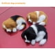 thumbnail image 4 of Bearachild Modelo de perro propenso, negro, blanco, ligero, liso, perrito, miniaturas, patrón de animales, estilo de algodón, multicolor, adorno para el Decoración como se muestra 4 Bearachild HA075121-03, 4 of 6
