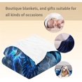 thumbnail image 5 of Patriotic Eagle Flannel Throw Blanket, Soft Cozy Lightweight Animal Blankets Ideal for Couch, Bed, Travel, Outdoor & Home Decor, Warm Fluffy Fuzzy Blanket for Adults Kids Men Boys 60×50 in, 5 of 5
